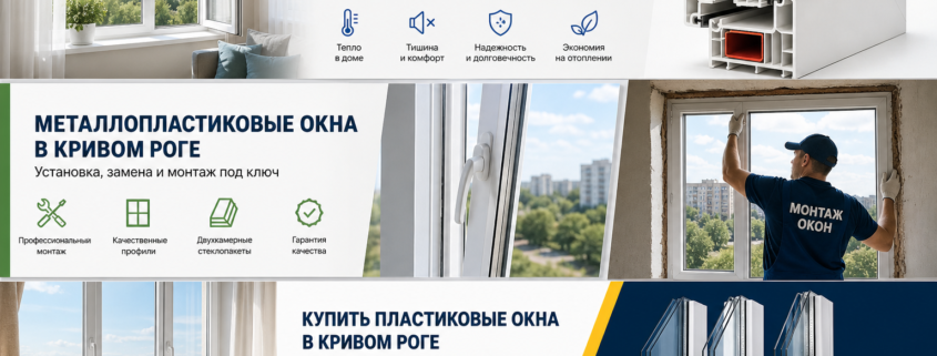 Пластиковые окна в Кривом Роге — как выбрать, заказать и установить под ключ